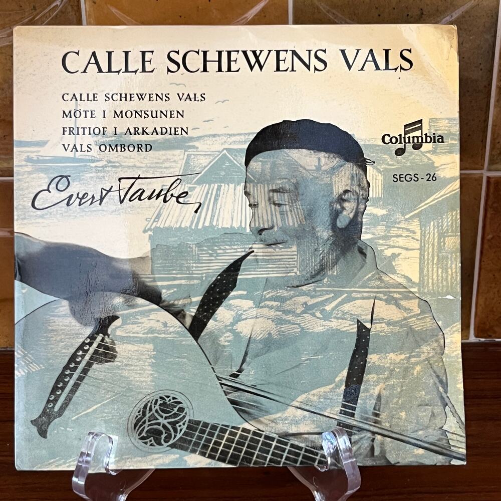 Evert Taube Calle Schewens Vals 7" 45rpm EP 1956 Columbia SEGS-26 Sweden - Picture 2 of 7